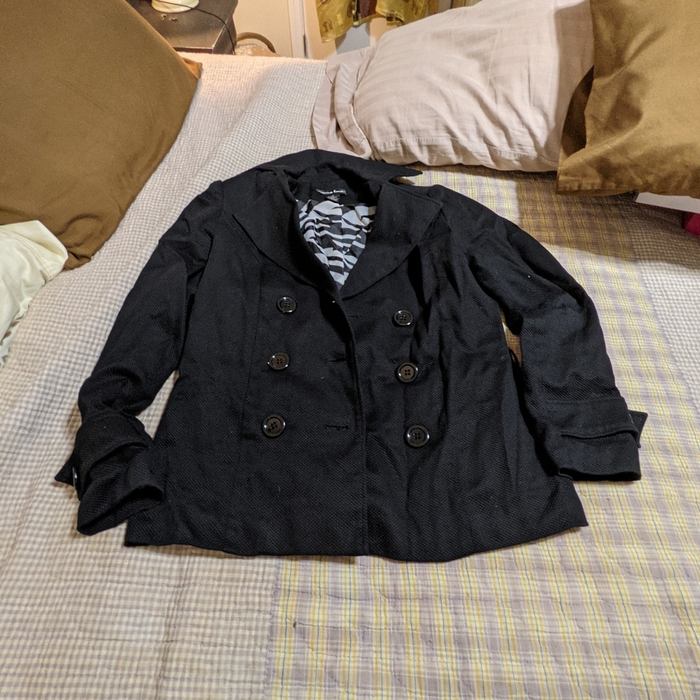 Marina luna pea coat size small